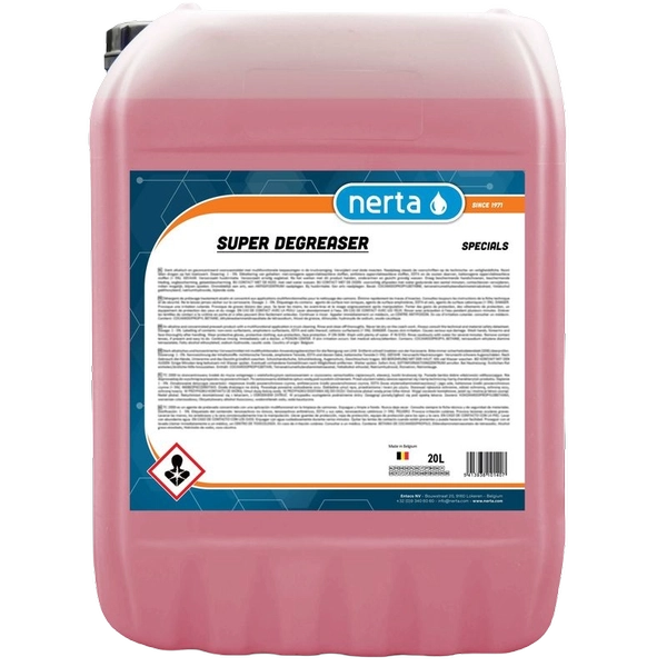 Упаковка продукції Nerta 25л. SUPER DEGREASER.